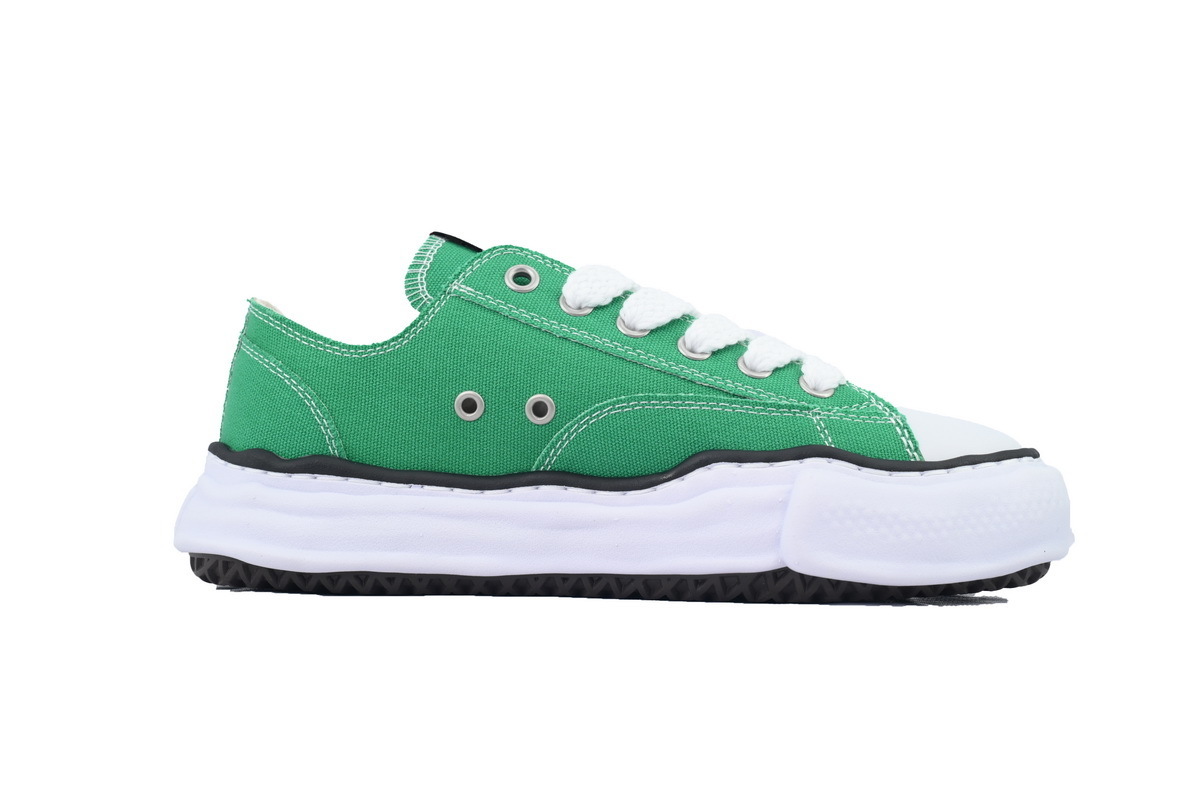 Maison Mihara Yasuhiro Peterson OG Sole Canvas Low Green NO.726 A01FW702