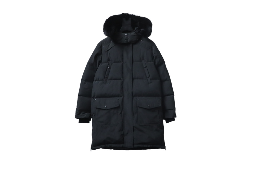 Moose Knuckles Onyx Shearling Big Ridge Parka Black