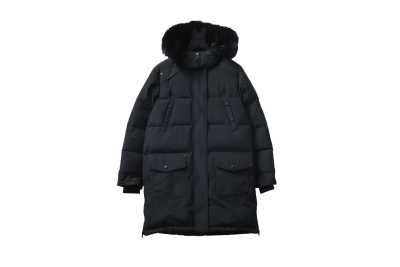 Moose Knuckles Onyx Shearling Big Ridge Parka Black 01