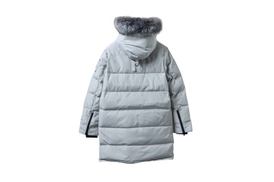 Moose Knuckles Onyx Shearling Big Ridge Parka Grey 02