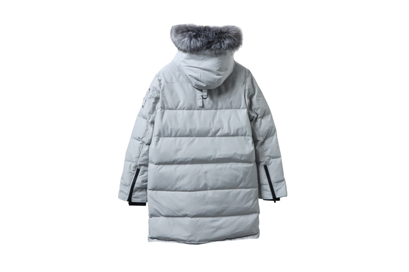 Moose Knuckles Onyx Shearling Big Ridge Parka Grey