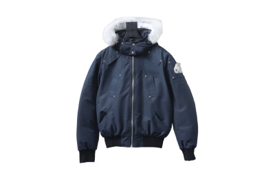 Moose Knuckles Original Ballistic Neoshear Bomber Jacket Navy 01