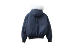 Moose Knuckles Original Ballistic Neoshear Bomber Jacket Navy