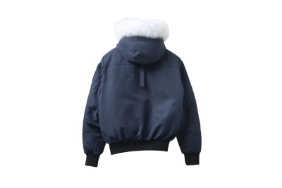 Moose Knuckles Original Ballistic Neoshear Bomber Jacket Navy 02