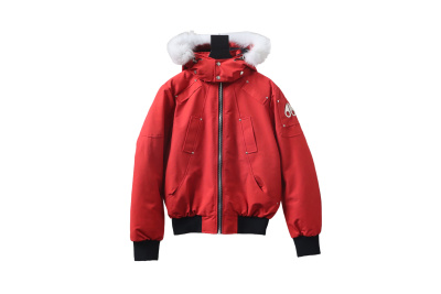 Moose Knuckles Original Ballistic Neoshear Bomber Jacket Red 01
