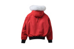 Moose Knuckles Original Ballistic Neoshear Bomber Jacket Red