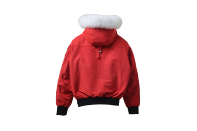 Moose Knuckles Original Ballistic Neoshear Bomber Jacket Red 02