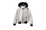 Moose Knuckles Original Ballistic Neoshear Bomber Jacket White