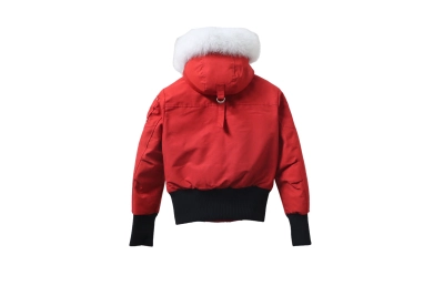 Moose Knuckles Original Debbie Bomber Jacket Red 02