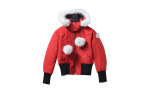 Moose Knuckles Original Debbie Bomber Jacket Red