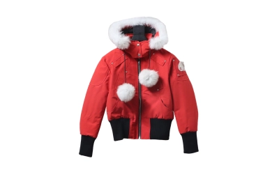 Moose Knuckles Original Debbie Bomber Jacket Red 01