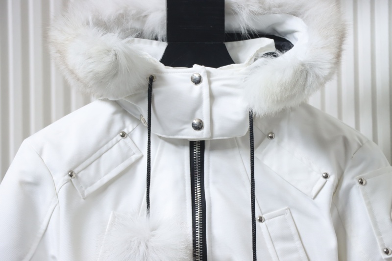 Moose Knuckles Original Debbie Bomber Jacket White