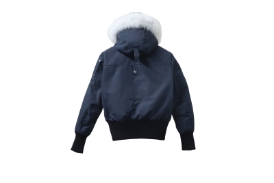 Moose Knuckles Original Debbie Bomber Jacket Navy 02
