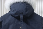 Moose Knuckles Original Debbie Bomber Jacket Navy