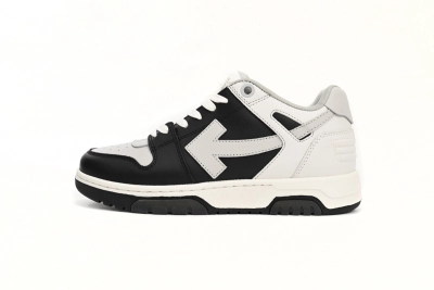 Off White Out of Office Light Grey Black OMIA189F22LEA001 0709 01