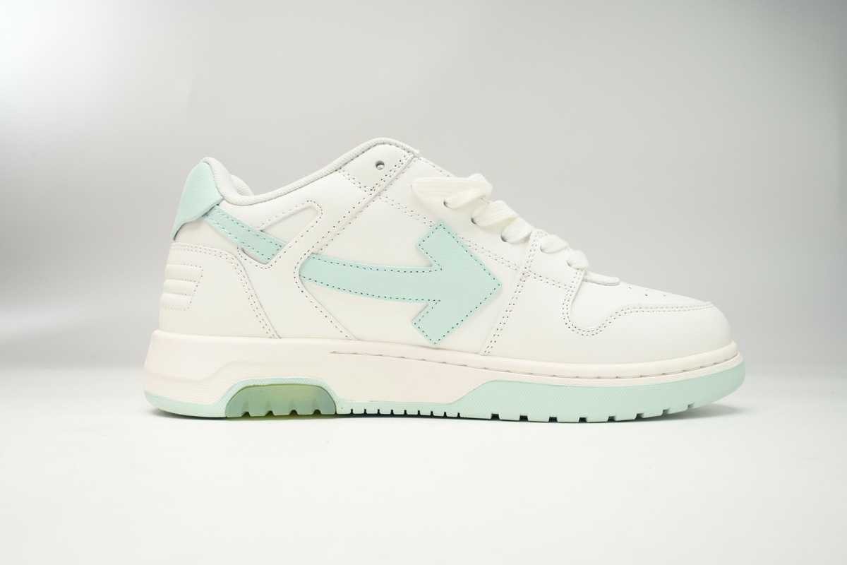 Off White Out Of Office OOO Low Top Light Green OMIA89C 99LEA004 0151