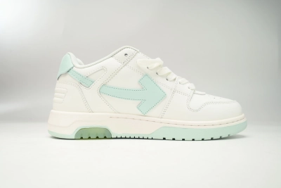 Off White Out Of Office OOO Low Top Light Green OMIA89C 99LEA004 0151 02