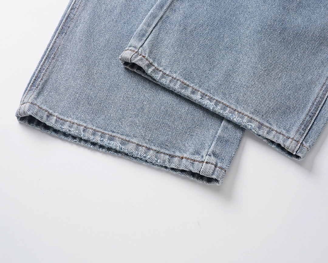 Chrome Hearts Blue Logo Jeans