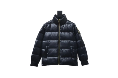 Moose Knuckles 09 Double Gold Scissors Down Jacket Black 01