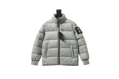 Moose Knuckles 09 Double Gold Scissors Down Jacket Grey 01
