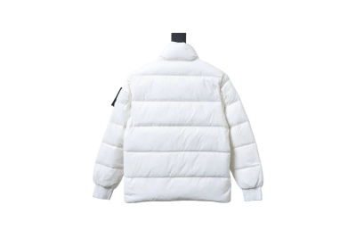 Moose Knuckles 09 Double Gold Scissors Down Jacket White 02
