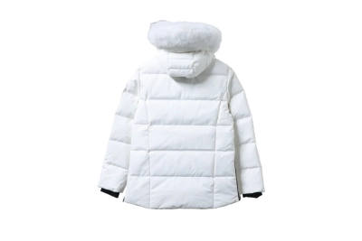 Moose Knuckles 11 Cloud 3Q Fur Jacket White 02