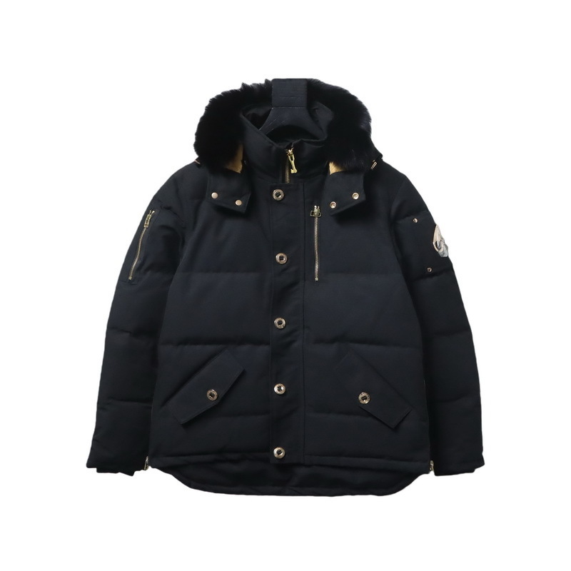 Moose Knuckles Gold Series Shearling 3Q Jacket Black