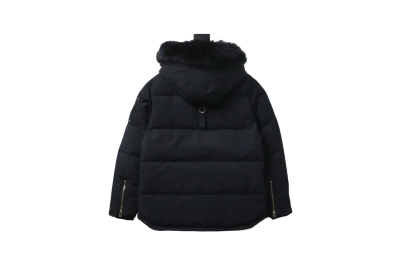 Moose Knuckles Gold Series Shearling 3Q Jacket Black 02