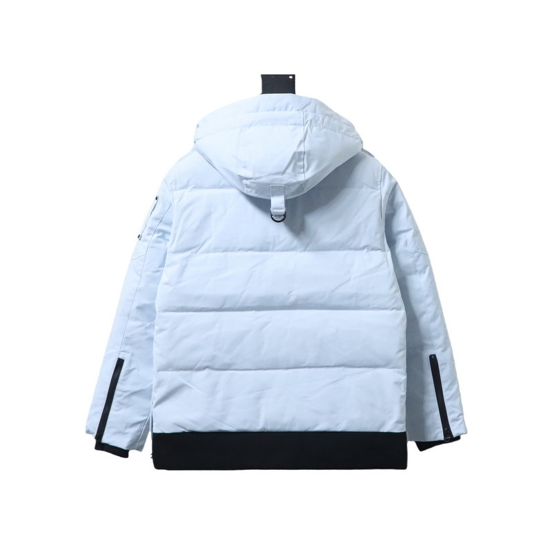 Moose Knuckles Multi-pocket Down Jacket Blue