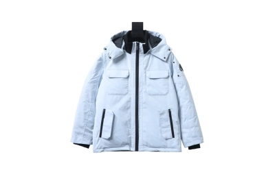 Moose Knuckles Multi-pocket Down Jacket Blue 01