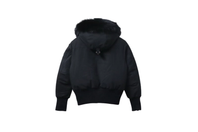 Moose Knuckles Gold Debbie Bomber 03 Down Jacket Black 02