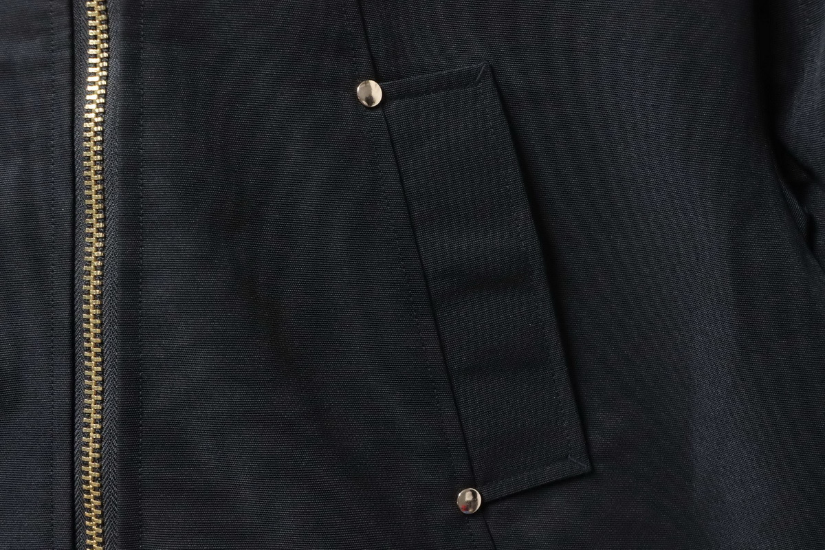 Moose Knuckles Gold Edition Little Rapids Black Bomber Jacket
