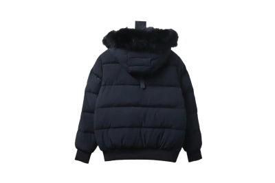Moose Knuckles Neoshear Stagg Bomber Black/Black Shearling 02