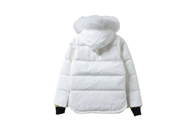 Moose Knuckles Original 3Q Parka Down Jacket White with Fur 02
