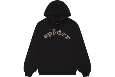 Sp5der VVS Hoodie Black 01