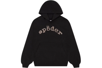 Sp5der VVS Hoodie Black 01