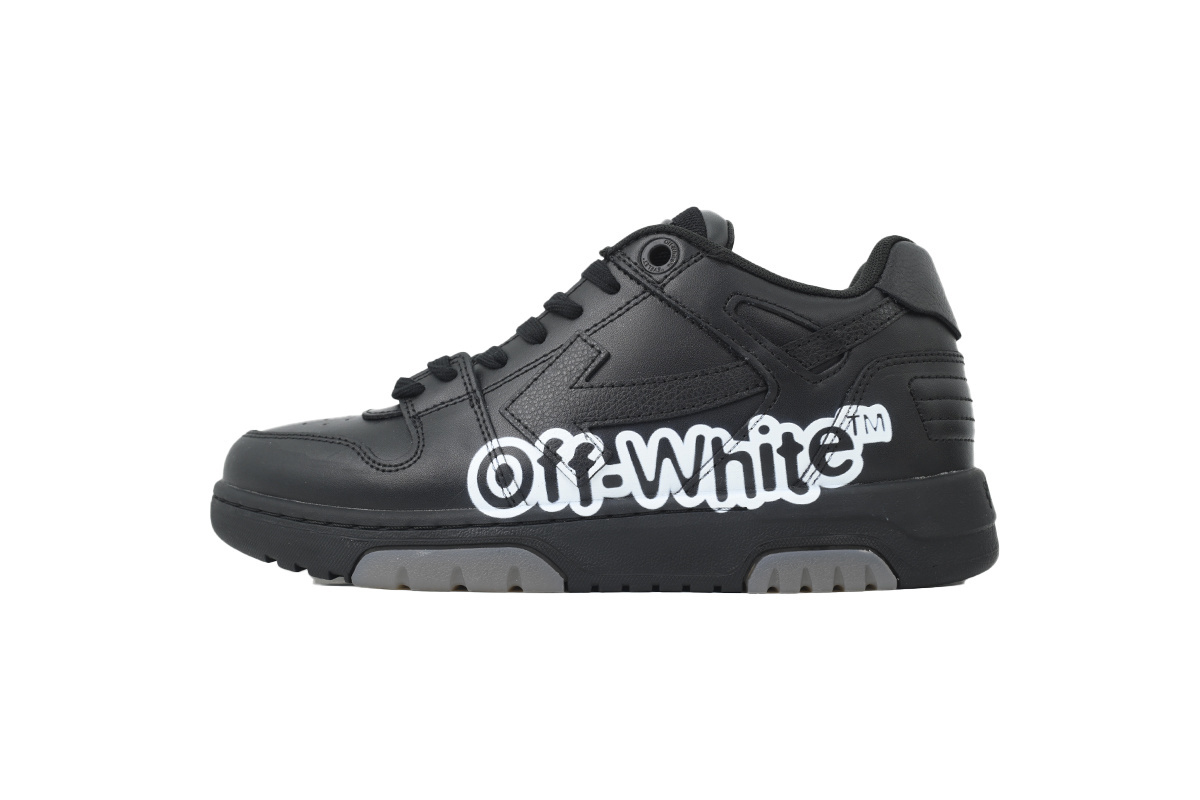 Off White Out of Office Black Print OMIA189S 22LEA004 1001