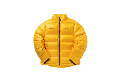 Nike x NOCTA Sunset Puffer Down Jacket Yellow 01