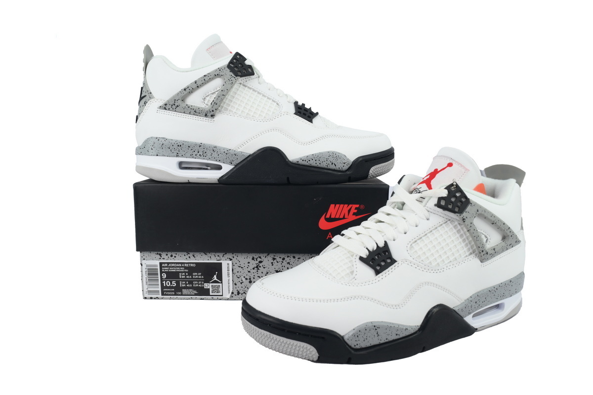 Air Jordan 4 Retro White Cement 2025 FV5029-100