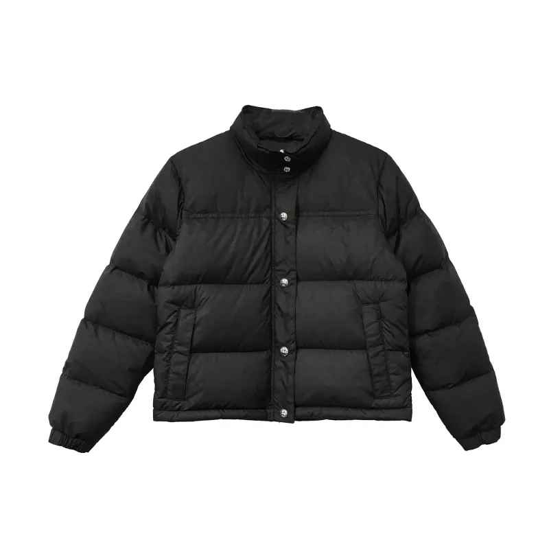 Chrome Hearts Monogram Print Puffer Jacket Black