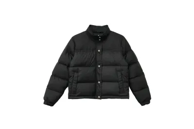 Chrome Hearts Monogram Print Puffer Jacket Black 01