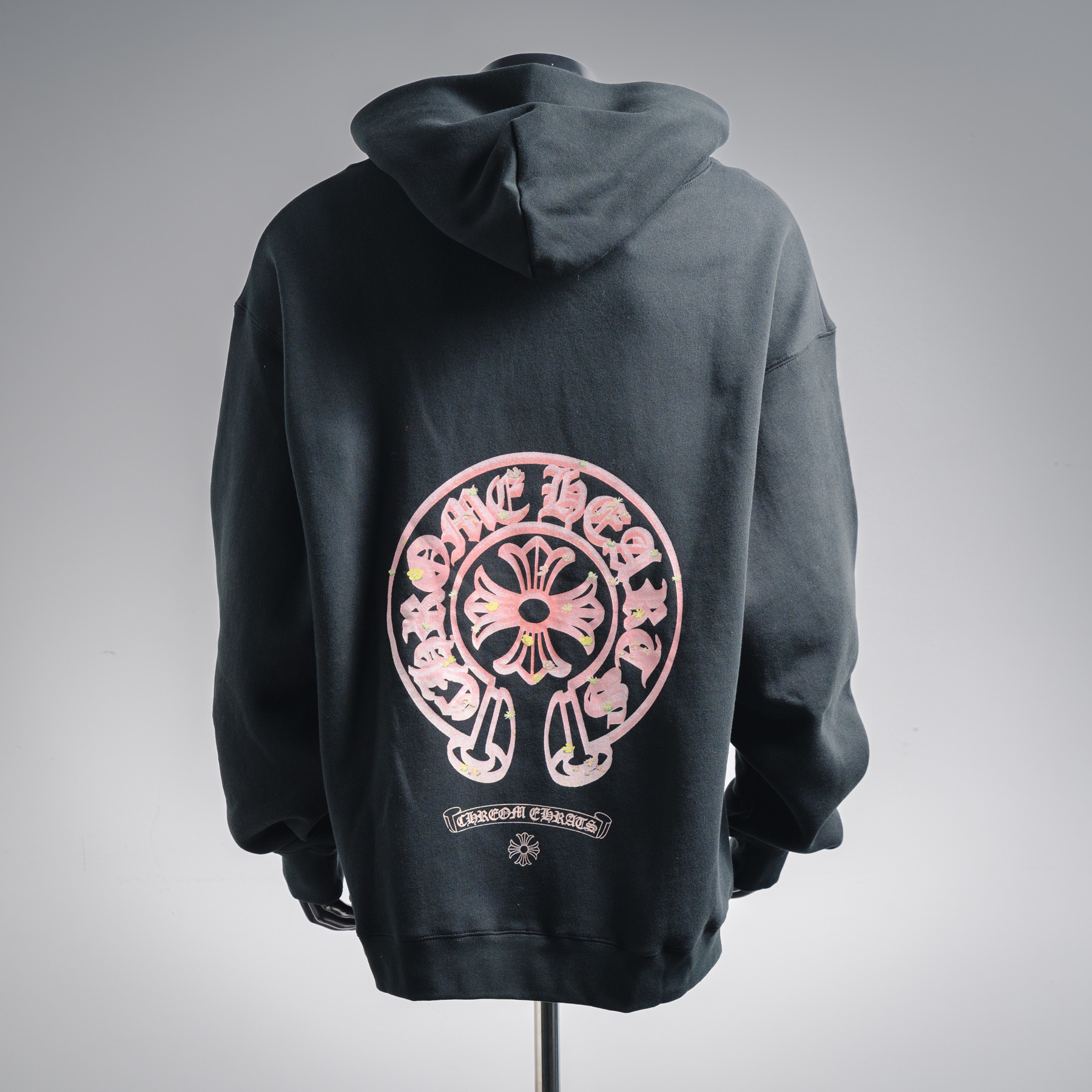 Chrome Hearts 25FW Horseshoe Hoodie Pink Black