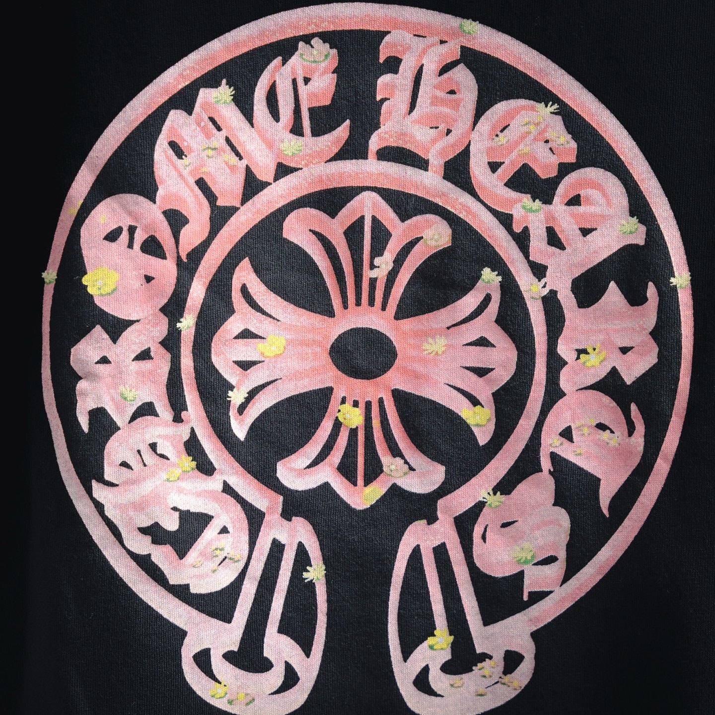 Chrome Hearts 25FW Horseshoe Hoodie Pink Black