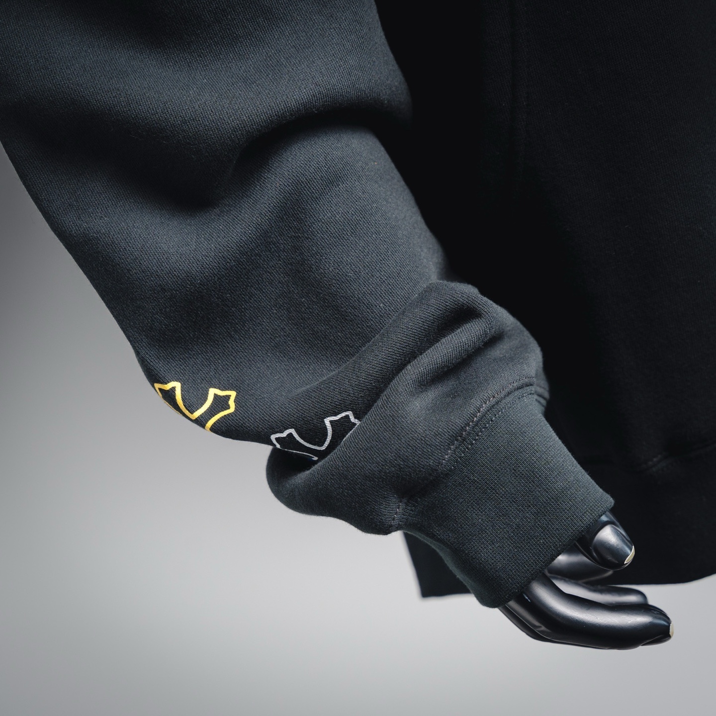 Chrome Hearts 25FW Spiral Cross Hoodie Black