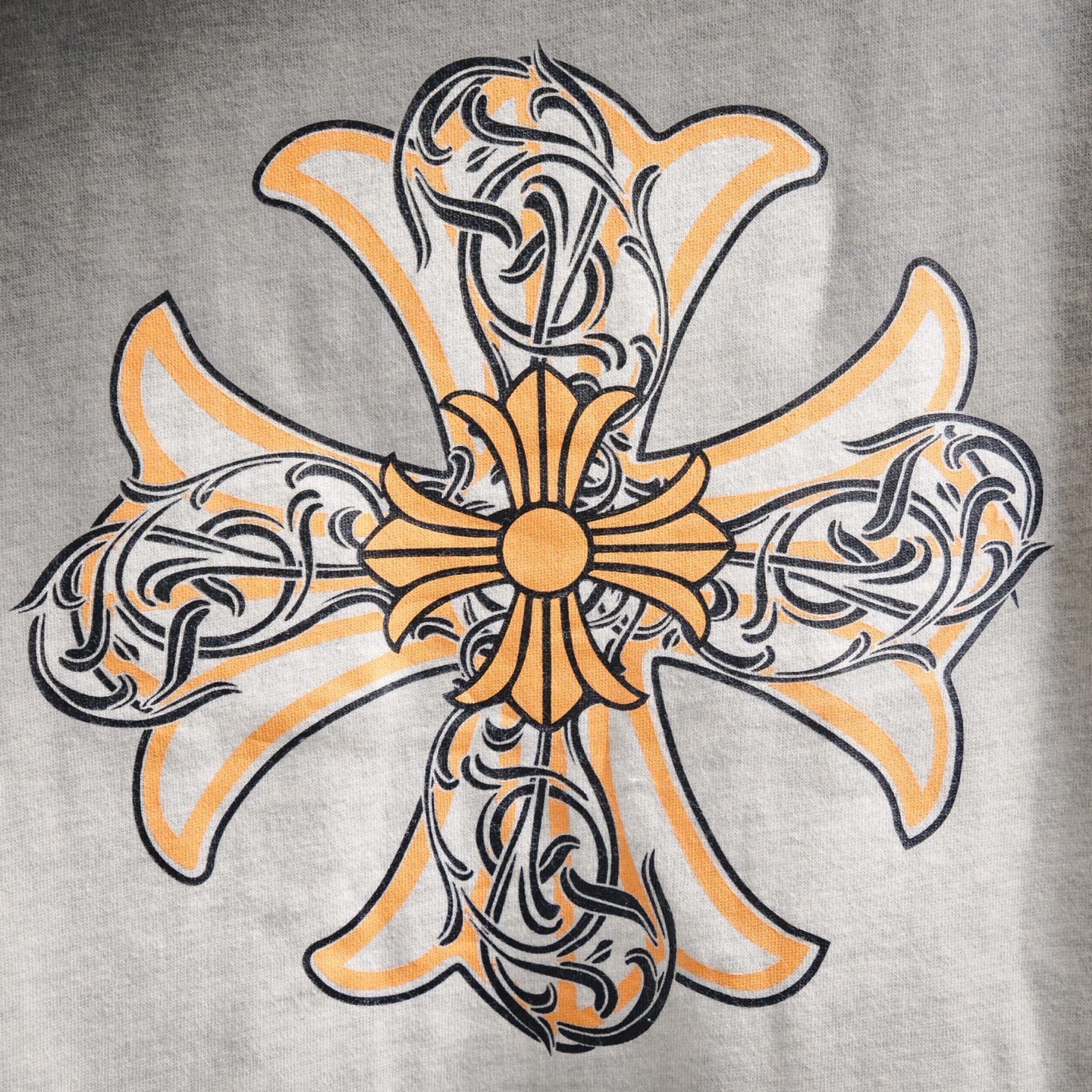 Chrome Hearts 25FW Spiral Cross Hoodie White