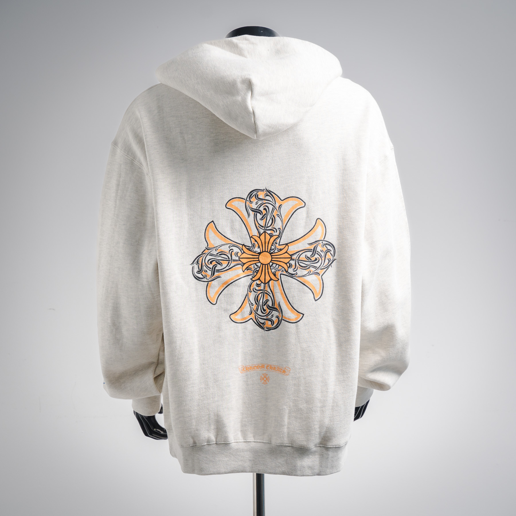 Chrome Hearts 25FW Spiral Cross Hoodie White