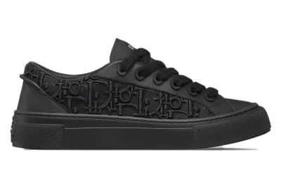 Dior B33 Sneaker Black Smooth Calfskin Oblique Raised Embroidery (Numbered) 3SN303ZYQ_H900 01