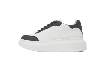 Alexander McQueen Oversized Sneakers White Taupe 01