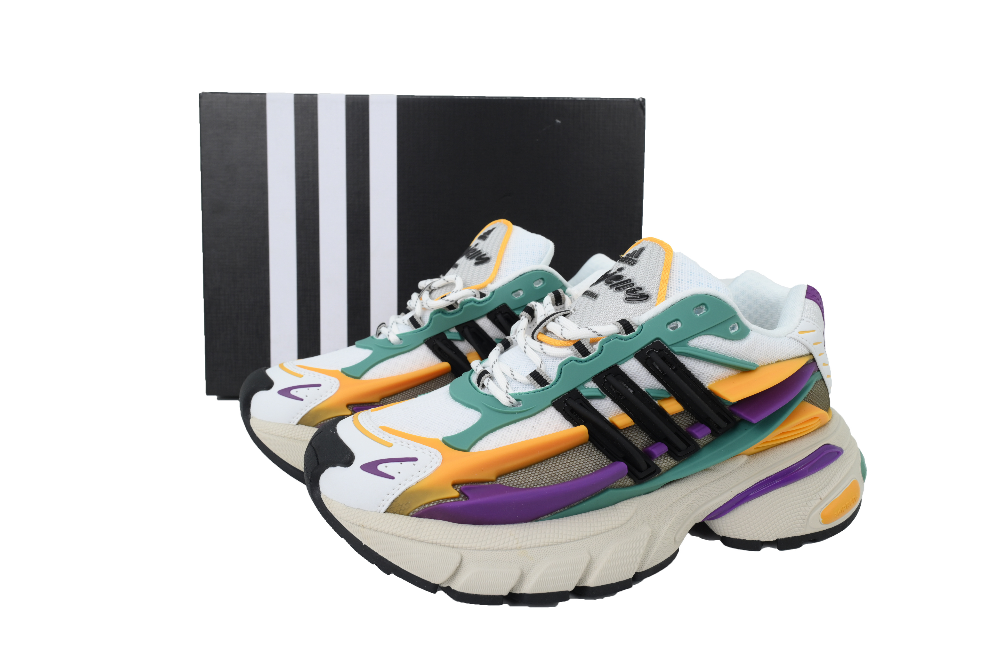 Pharrell x VIRGINIA x adidas Adistar Jellyfish White Yellow Purple JP9270