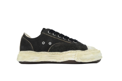 Maison Mihara Yasuhiro Peterson 23 OG Dyed Sole Canvas Low Black NO.811 A15FW724 02